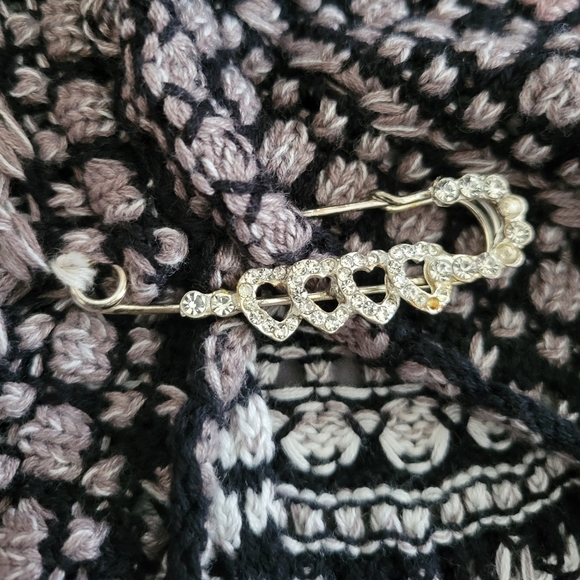 Dor Dor Couture | Gorgeous Gray Ombre Knit Open Front Cardigan (SIZE S) - Picture 5 of 9